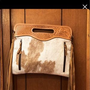 Cowhide crossbody/ handbag